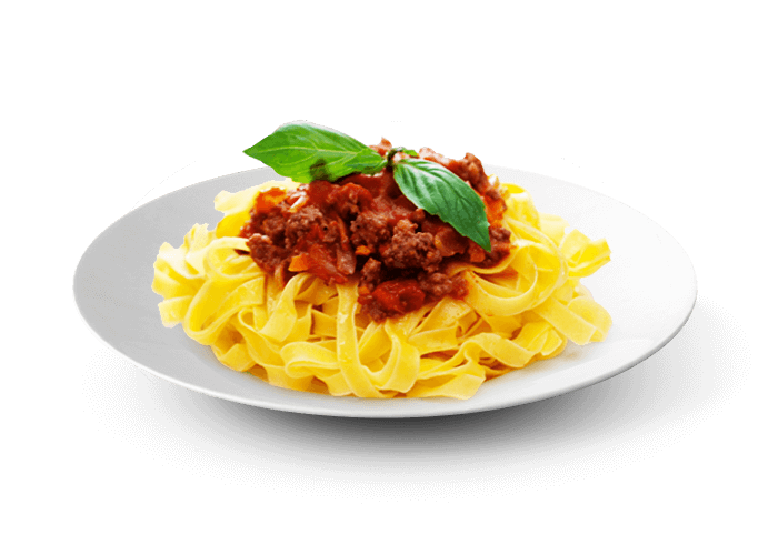 TAGLIATELLES BOLOGNAISE